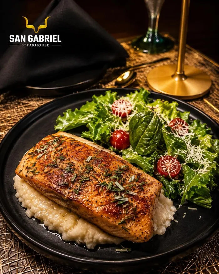 Butter & Rosemary Salmon (8 oz)